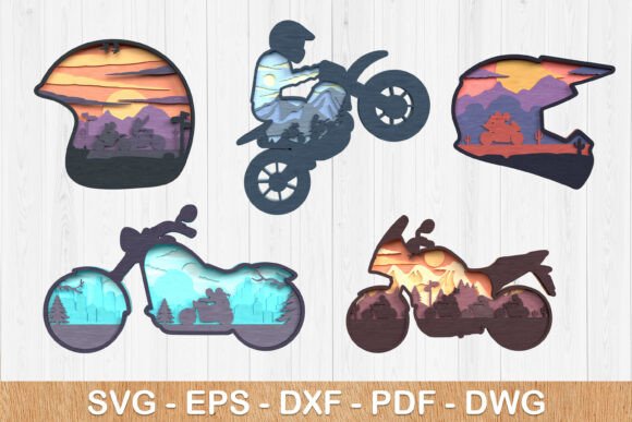 Adventure Motorbike SVG Bundle