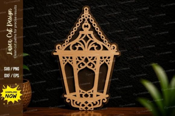 Decorative Lantern Frame Laser Cut Svg: Elevate Your Projects