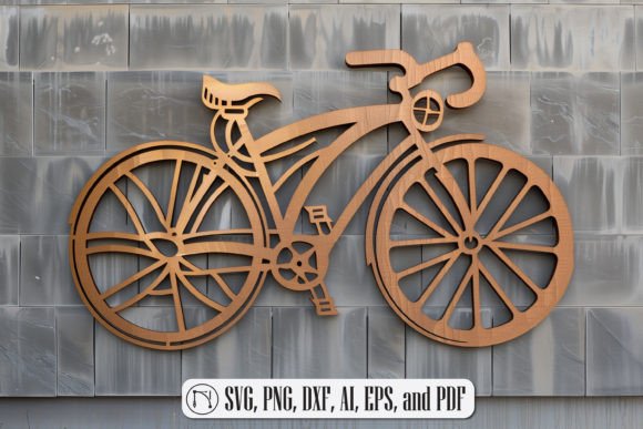 Laser-cut Wall Panel Bicycle SVG for Your Decor